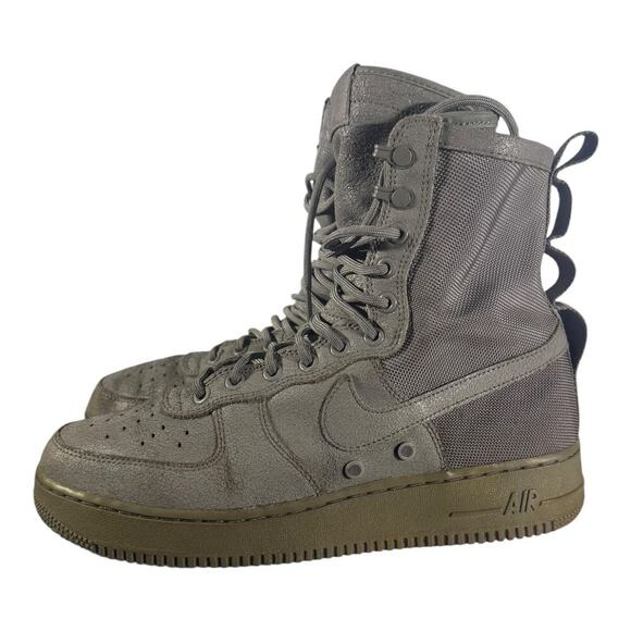 Nike Men\'s SF AF1 QS Dust 903270 001 Size 10 High Top Boots Gray main image 4